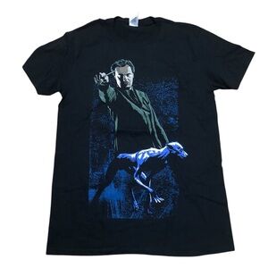 Harry Potter Professor Remus Lupin and werewolf black t-shirt, kids medium